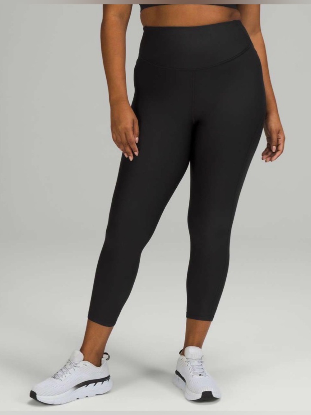 NWOT New Lululemon Base Pace High-Rise Fleece Tight 25" Black